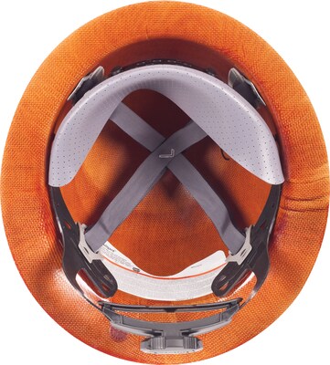 Mine Safety Appliances Skullgard Phenolic ANSI Class G 4-Point Ratchet Suspension Full Brim Hard Hat