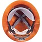 Mine Safety Appliances Skullgard Phenolic ANSI Class G 4-Point Ratchet Suspension Full Brim Hard Hat, Tan (475407)