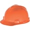 Mine Safety Appliances V-Gard Polyethylene Ratchet Suspension Short Brim Bump Cap, Orange (489364)