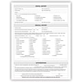 Medical Arts Press® Dental Registration and Treatment Form,  4-Pages