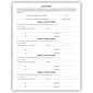 Medical Arts Press® Dental Registration and Medical History Form,  Ledger Stock