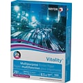 Xerox® Vitality® 8.5 x 11 3-Hole Punch Multipurpose Printer Paper, 20 lbs., 92 Brightness, 500/Rea