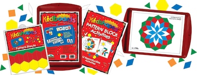 Barker Creek Learning Magnets Pattern Block Activity Kit