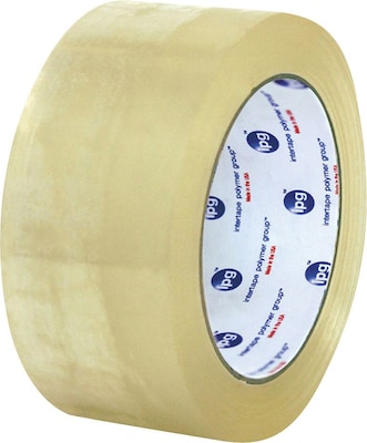 Intertape 9100 Series 2 x 110 yds. Hot Melt Premium Carton Sealing Tape, Clear, 36/CS