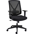 Quill Bonley Task Chair, Mesh, Black, Seat: 19.6W x 18.11D, Back: 18.9W x 22.6H