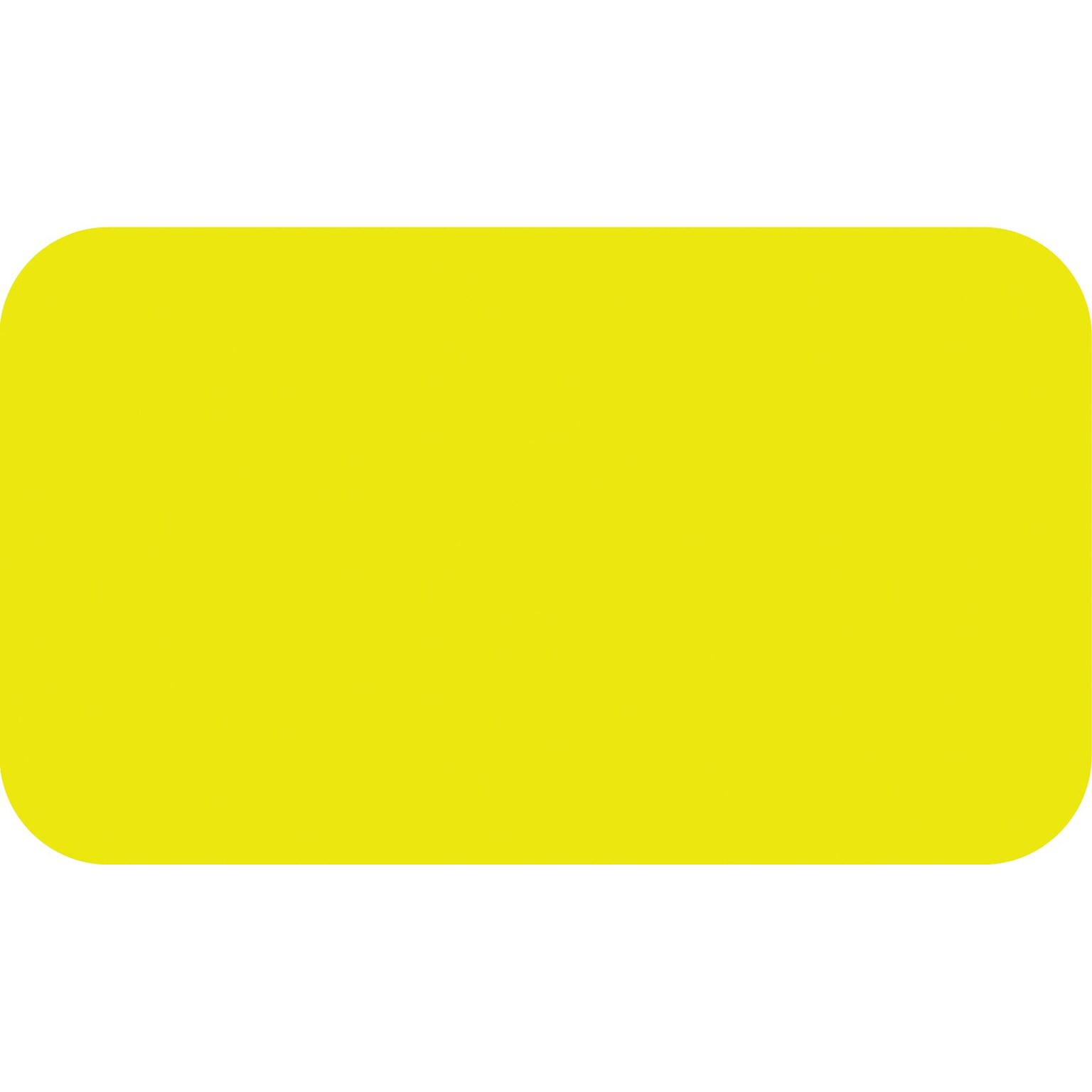 Blank Color-Coding Labels, Fluorescent Chartreuse, 7/8H x 1 1/2W, 500 Labels/Roll