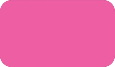 SPS Blank Color-Coding Label, Fluorescent Pink, 7/8H x 1 1/2W, 500 Labels/Roll