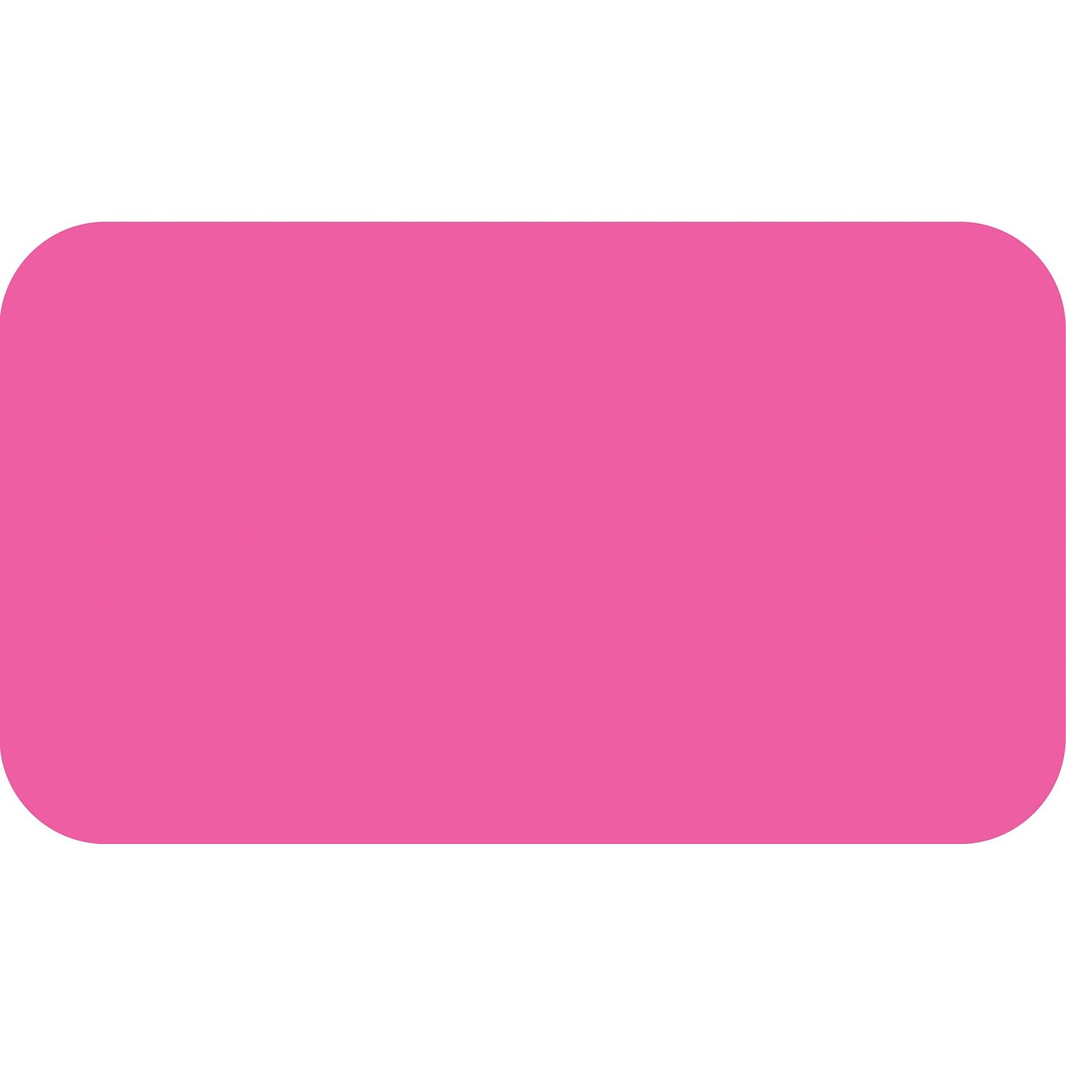 SPS Blank Color-Coding Label, Fluorescent Pink, 7/8H x 1 1/2W, 500 Labels/Roll