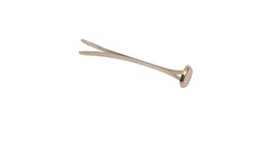 Officemate Round Prong Fasteners, 1.5 Shank, Brass - 100 pack