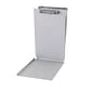 Quill Brand® Aluminum Clipboard, Memo, Silver, 10" x 6-1/4" x 1-1/8", 1/Pk