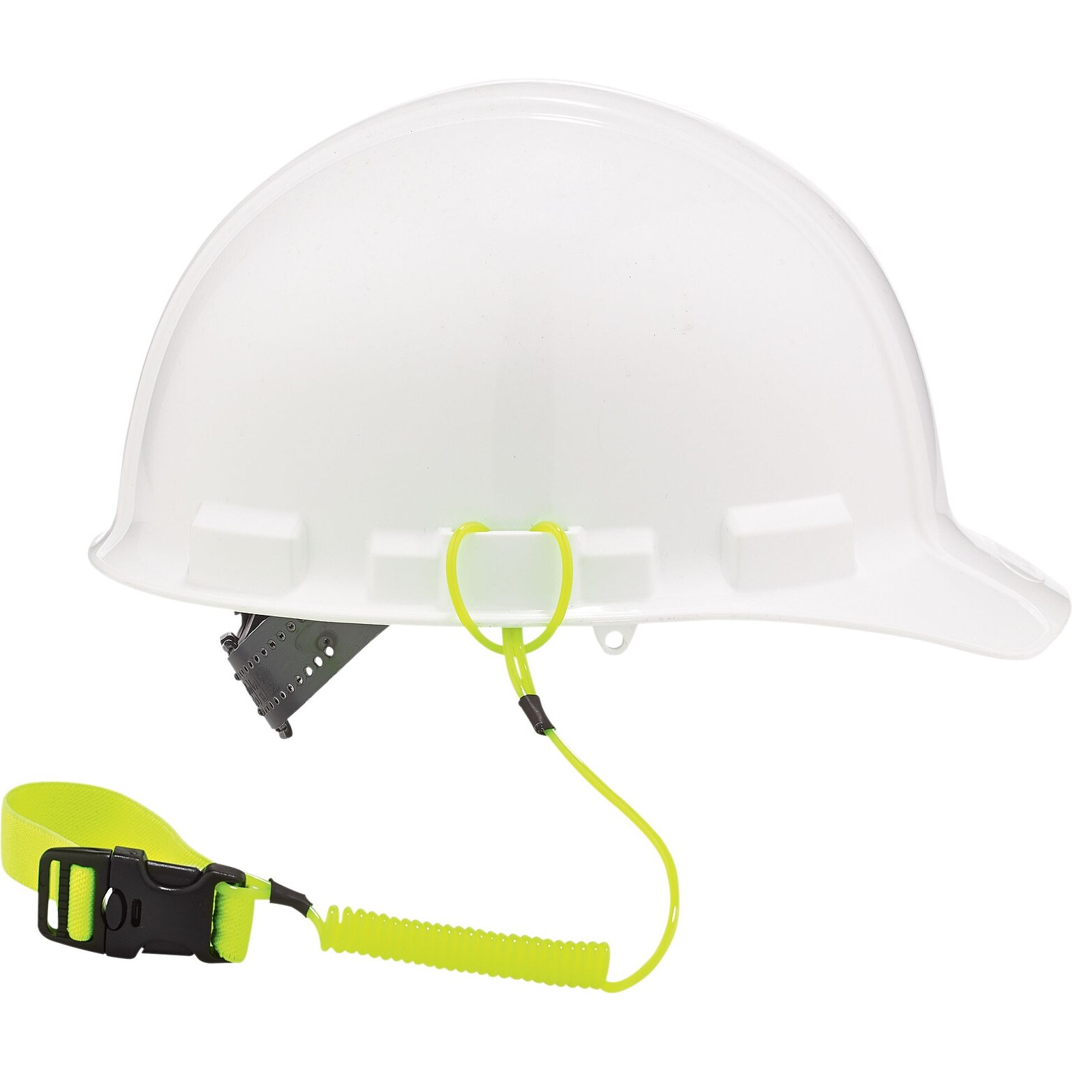 Ergodyne Squids Tether, Lime, 6/Carton (19157)
