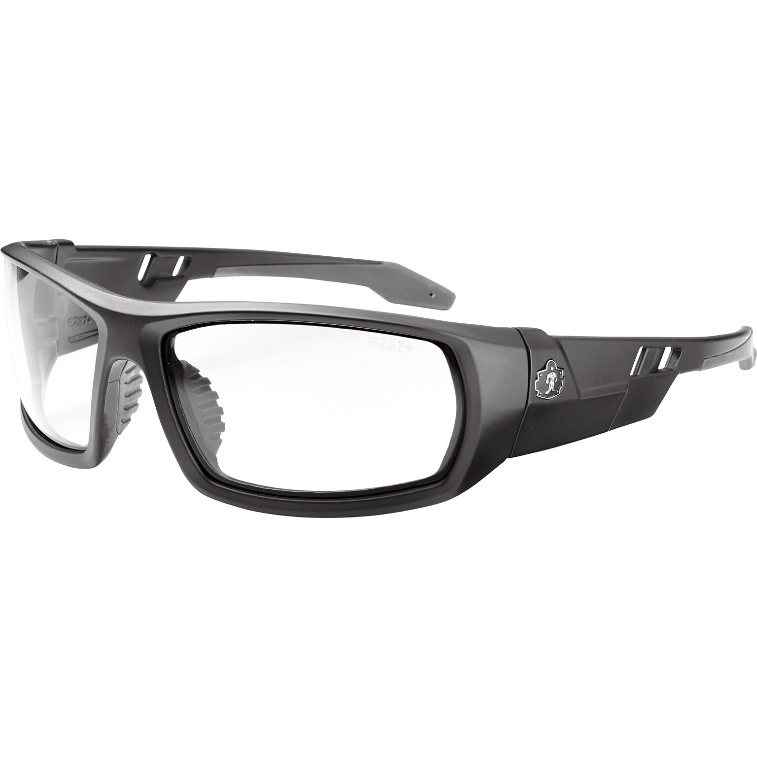 Ergodyne® Skullerz® ODIN Safety Glasses, Matte Black, Clear Lens