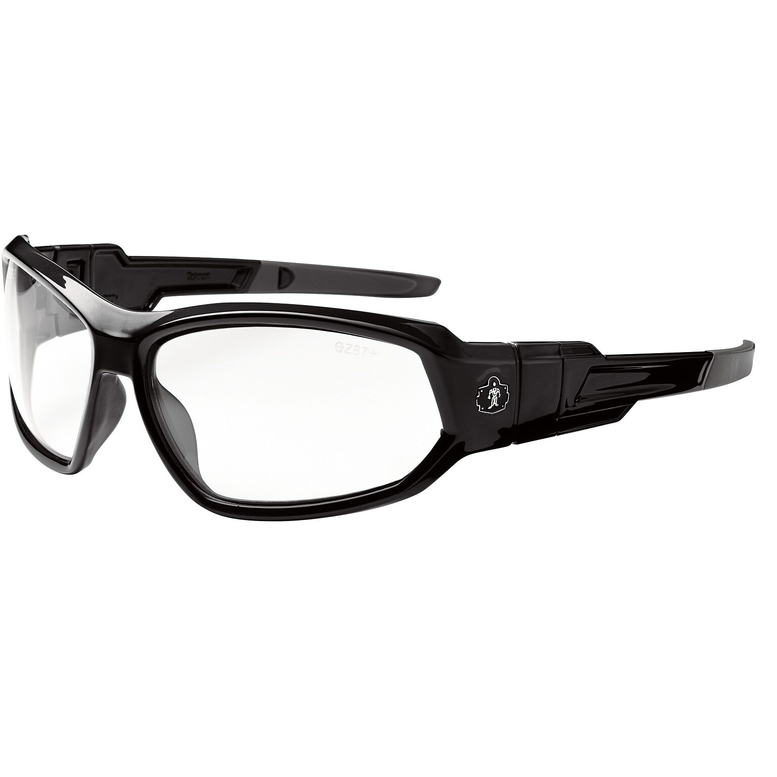 Ergodyne® Skullerz® LOKI-AF Safety Glasses / Goggles w/ Fog-Off™, Black, Clear AF Lens