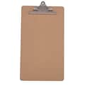 Staples® Recycled Hardboard Clipboard, Legal, Brown, 9 x 15 1/2, 24/Ct