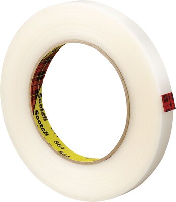 3M 864 Filament Tape, 1/2 x 60 yds., 5.6 Mil, 24 Rolls, 24/Case
