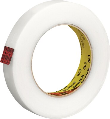 3M 863 Filament Tape, 3/4 x 60 yds., 48/Case