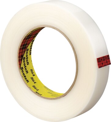 3M 864 Filament Tape, 1 x 60 yds., 36/Case