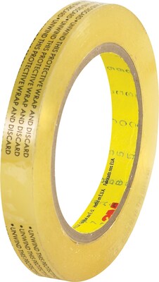 3M 665 Double Sided Film Tape, 1/2 x 72 yds., 72/Case