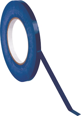 Tape Logic 3/8 x 180 yds. Dark Blue Bag Tape, 96/Case