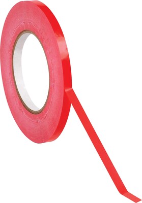 Tape Logic Bag Tape, 3/8 x 180 yds., Red, 96/Case