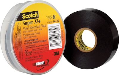 Scotch® Electrical Tape, Premium, 3/4x66, 10/Case