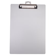 Staples® Aluminum Clipboard; Letter Size, Silver , 9 x 12, 1/PK