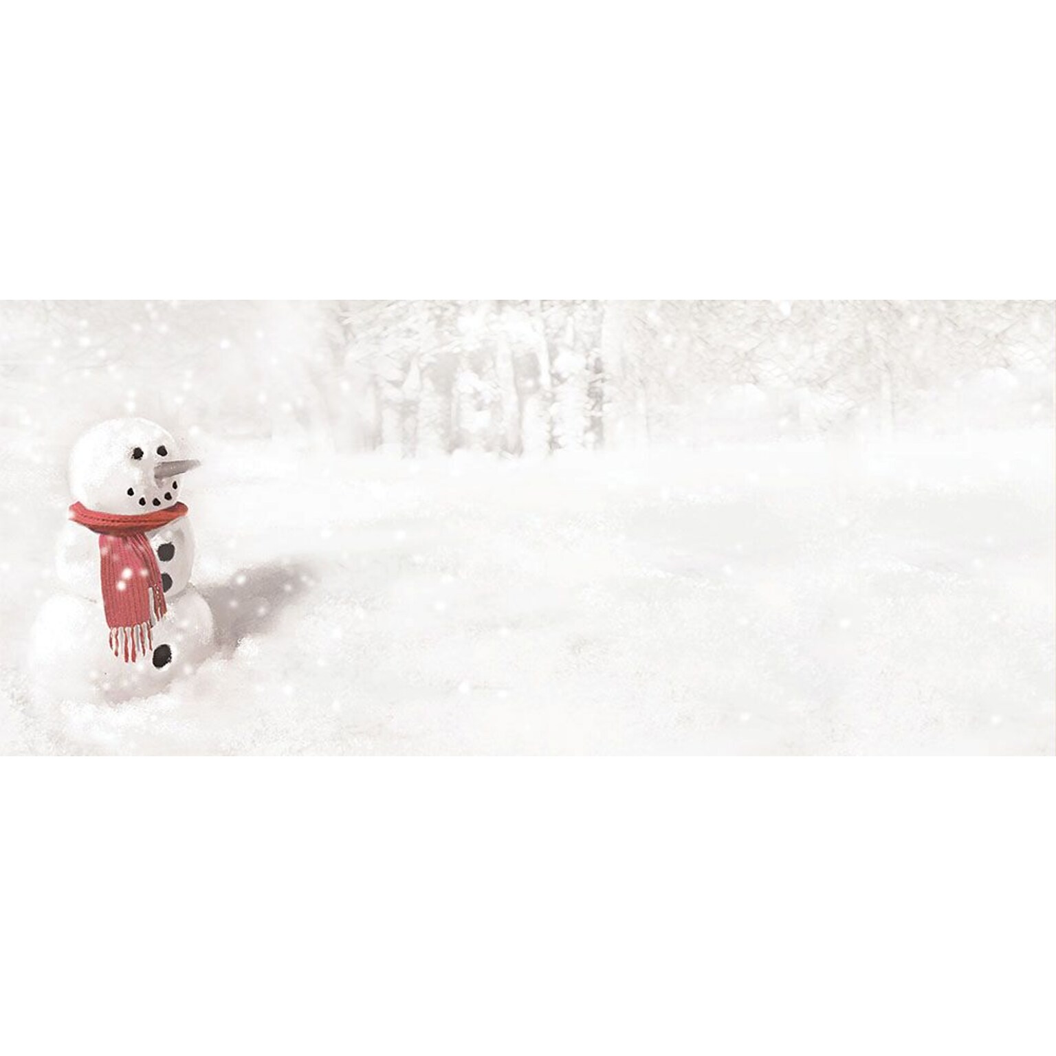 Great Papers® Holiday Envelopes Snowman In Red Scarf , 25/Count
