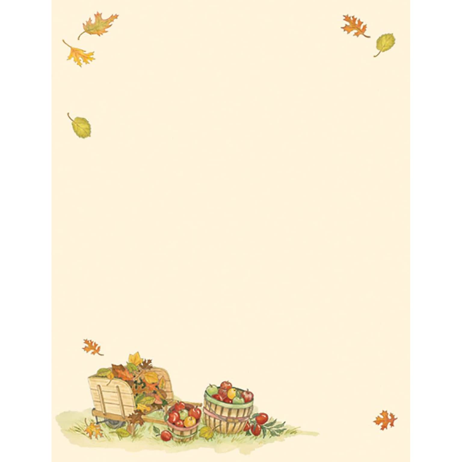 Great Papers® Holiday Stationery, Harvest Apples, 80/Count (2014325)