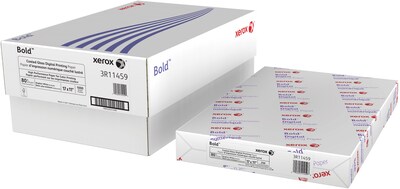 Xerox® Bold™ Coated Gloss Digital Printing Paper, 80 lb. Cover, 11 x 17, 250 Sheets/Ream (3R11459)