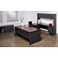 Quill Brand® 72" Modular Desk Stack-on Hutch, Charcoal (UN28430)