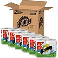 Bounty® Select-A-Size™ Paper Towels, White, 2-Ply, 158 Sheets/Roll, 12 Huge Rolls = 30 Regular Rolls (88169)