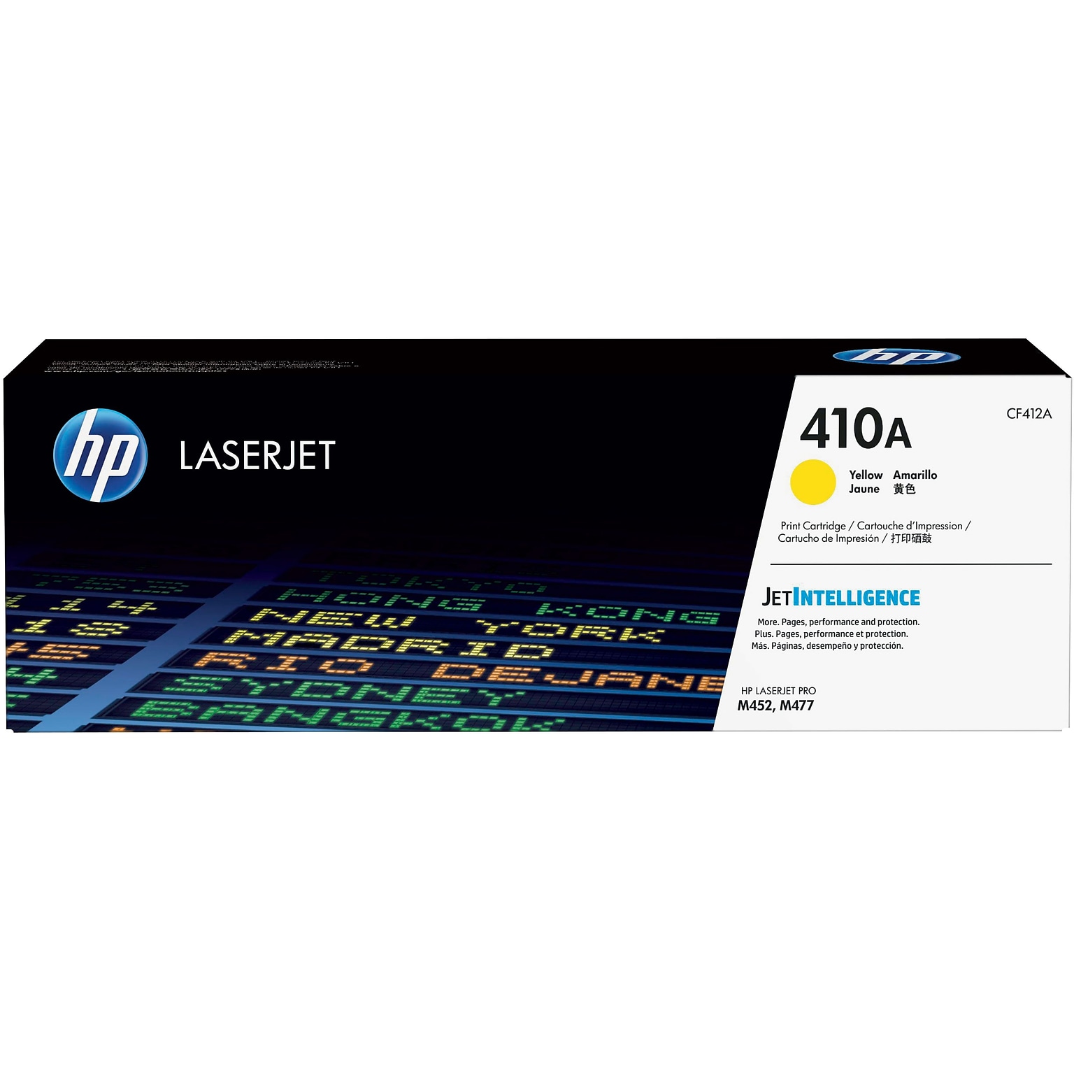 HP 410A Yellow Standard Yield Toner Cartridge   (CF412A)