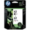 HP 62 Black/Tri-Color Standard Yield Ink Cartridge, 2/Pack (N9H64FN#140)