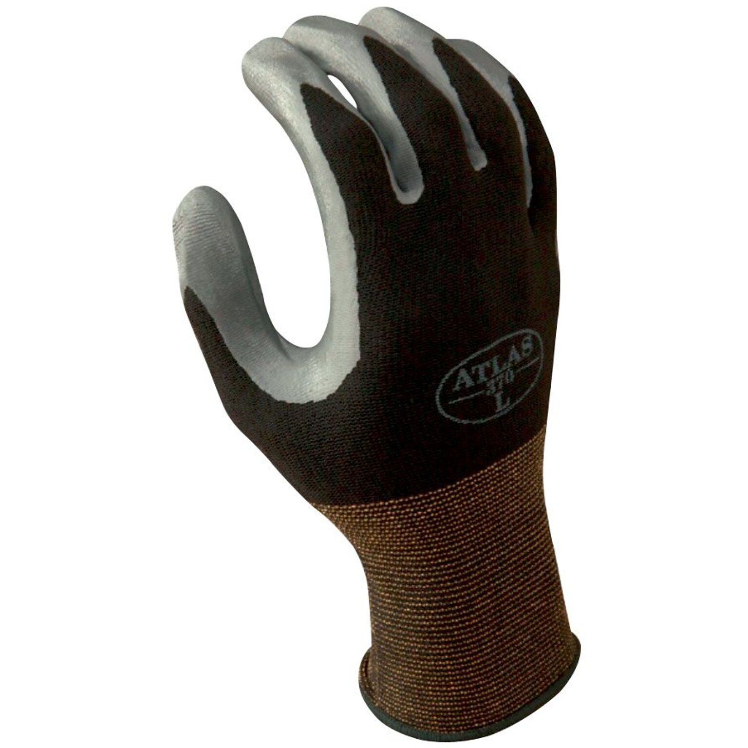 SHOWA® Glove™ Atlas Nitrile Gloves, Gray, Large, 12/Pack