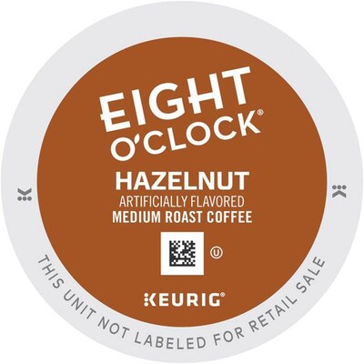 Eight OClock® Hazelnut Coffee, Keurig® K-Cup® Pods, Medium Roast, 96/Carton (64060)
