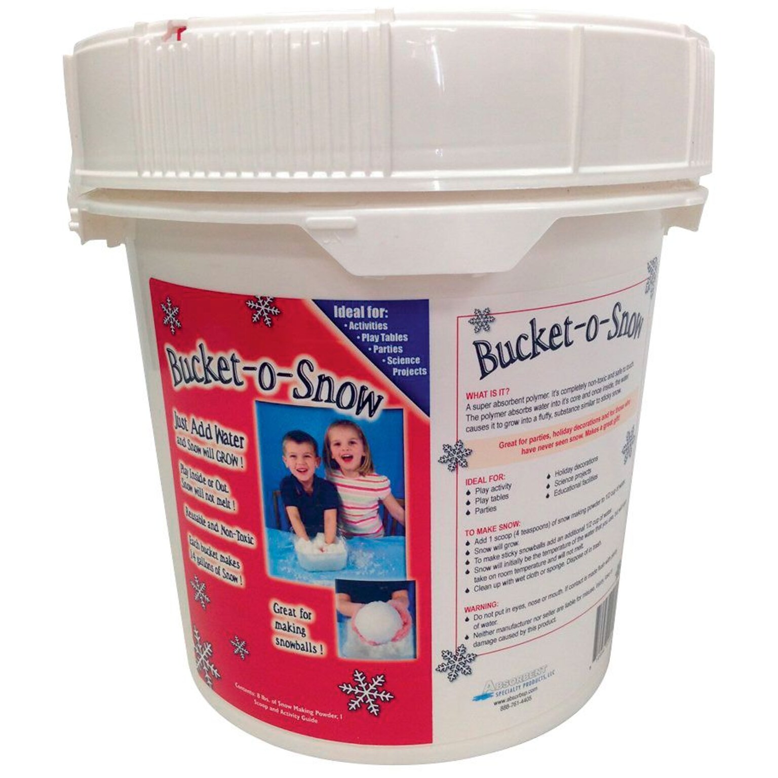 Bucket-o-Snow, Powder 1 Gallon