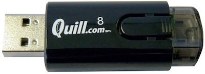 Quill Brand® USB 2.0 Flash Drives; 8GB, 5-pack