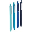 Assorted Blues Retractable Gel Luxe Pens, Blue Ink, Set of 4