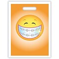 Medical Arts Press® Dental Personalized Full Color Bags; 9x13, Smiley Face with Braces