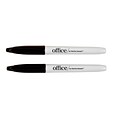 Office by Martha Stewart™ Dry Erase Markers, 2 Pack, Black (28548)