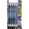 Pilot G2 Mosaic Gel Pen, Fine Point, Multi Color Ink, 5/Pack (31676)
