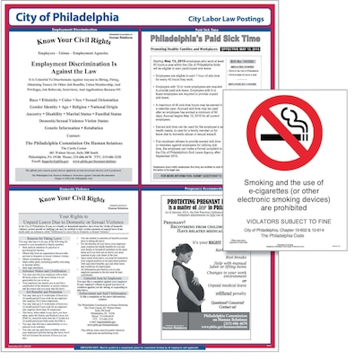 ComplyRight Philadelphia Poster Bundle (EPP12)