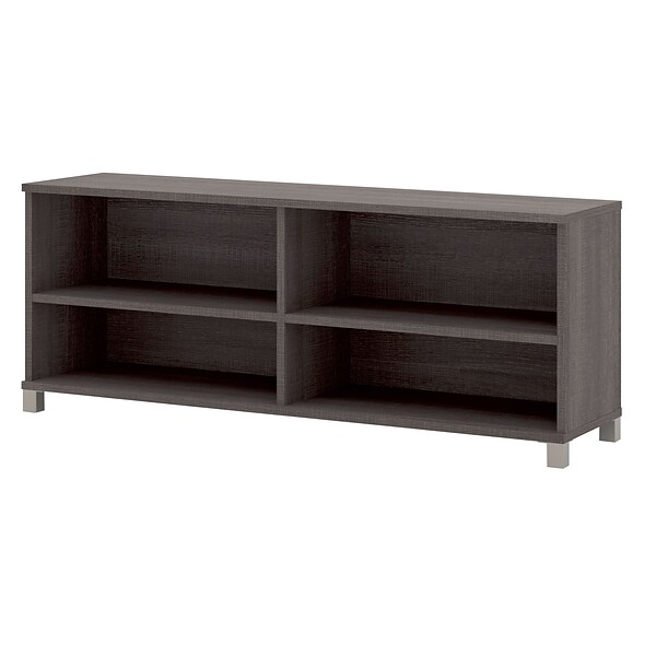 Bestar® Pro-Linea Credenza in Bark Grey