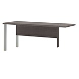 Bestar® Pro-Linea Return Table w/ Metal Legs in Bark Grey