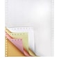 9.5" x 11" 4-Part Computer Paper, White/Pink/Canary, 800/Box (26157/287220/38)
