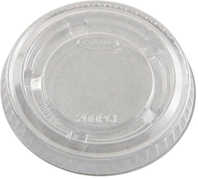 Solo PET Portion Container Lids, Plastic, Clear, 2500/Carton (PL200N)