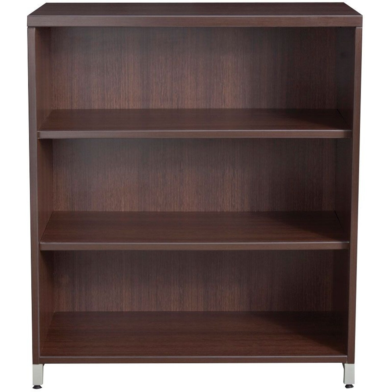 Regency OneDesk Collection in Java Finish, 2-Shelf Tower without Doors (ONHO3033)