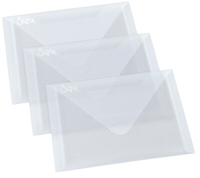 Sizzix Plastic Envelopes, Clear (654452)