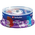 Verbatim Life Series 98431 16x DVD+R, Assorted Colors, 25/Pack