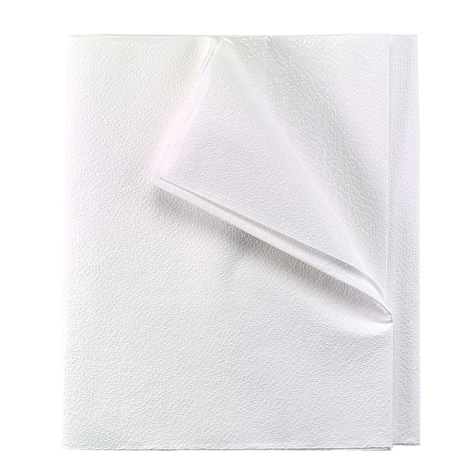 TIDI® Everyday™ Fitted Tissue/Poly Stretcher Drape Sheets; 30 x 48, 100/Carton